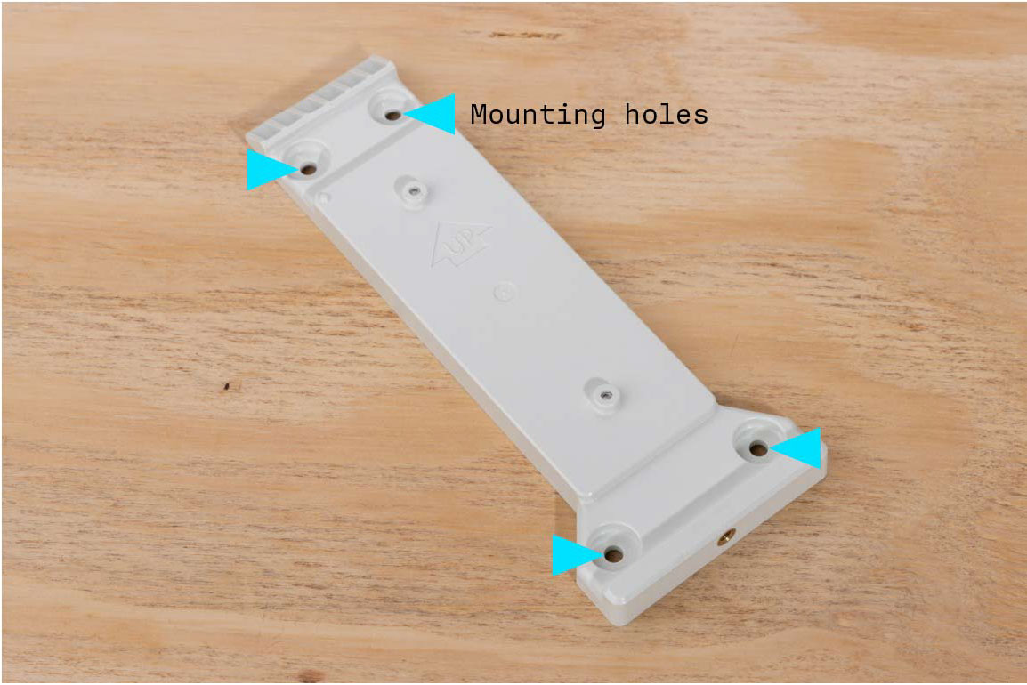 Mount plate screw holes