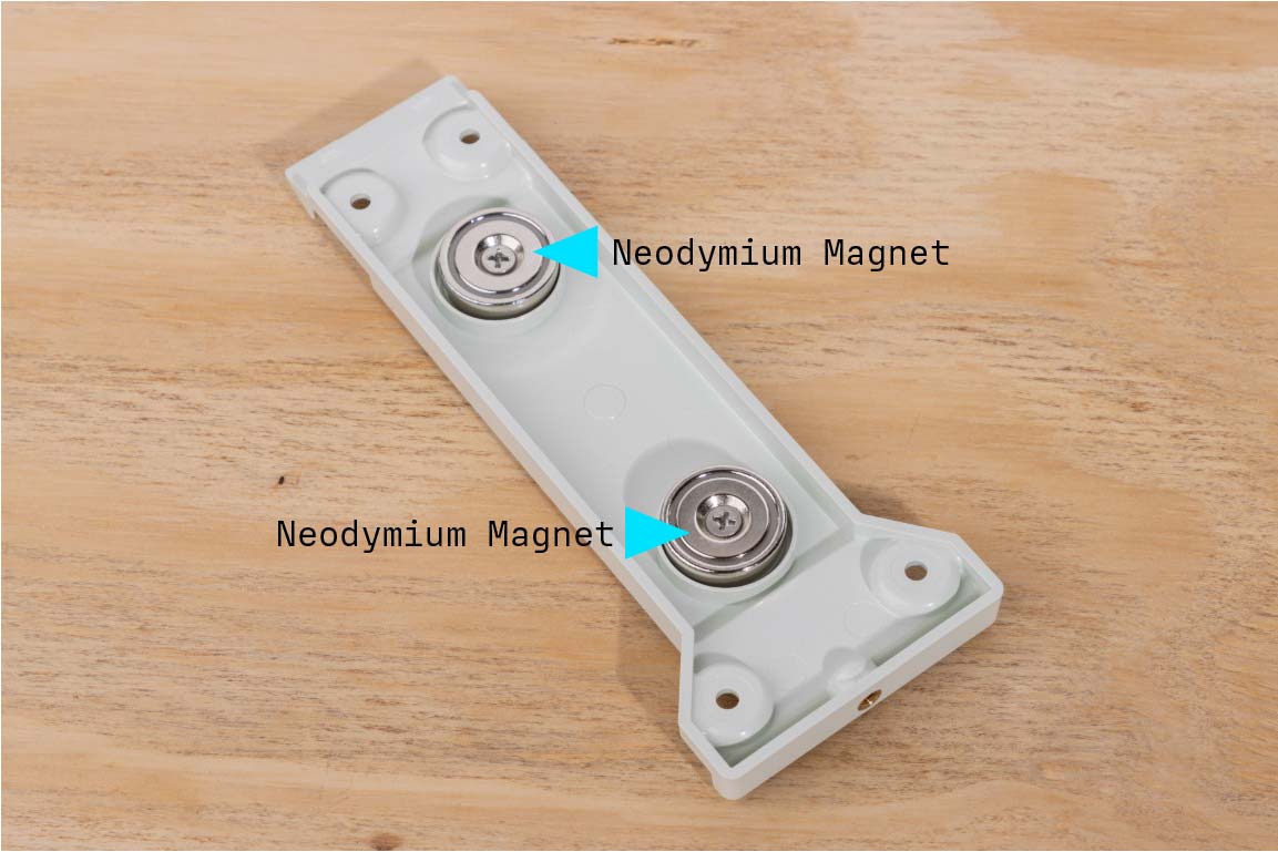 Mount plate magnets